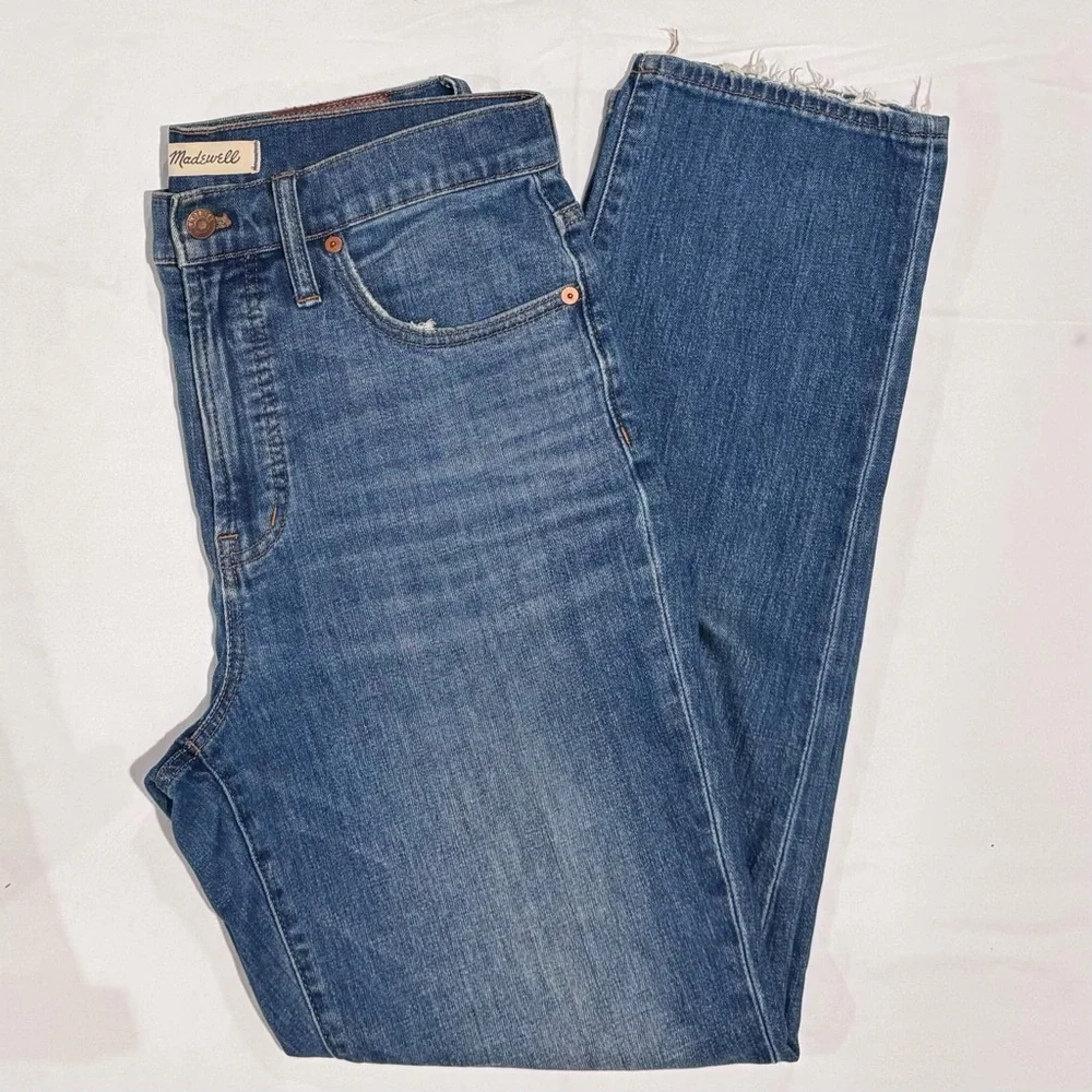 Madewell Perfect Vintage Crop Stretch Denim Jean Size 29 (8)